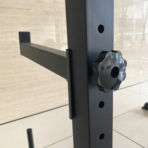 Soporte de levantamiento de pesas multifunción ajustable para gimnasio, estante de pesas de Metal, estación de inmersión para flexiones - Product Image 4