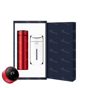 En Stock Logotipo impreso en blanco Artículos de regalo de negocios Conjunto de oficina Termo promocional Taza Humidificador Masajeador de cuello Paraguas Caja de regalo - Product Image 3