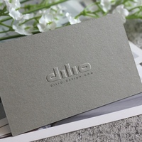 Carte de visite personnalisée en papier épais blanc/noir/gris/rose, logo en relief en typographie, conception gratuite, carte de visite professionnelle