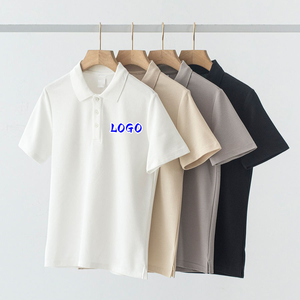 Plain Blank Polo Shirt for Men Short Sleeve Cotton Custom logo Design Print Embroidery Wholesale