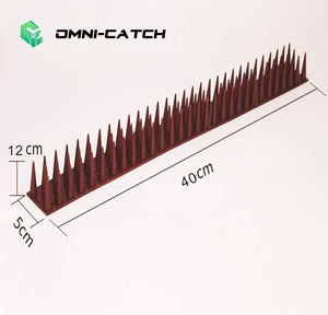 Piques <span class=keywords><strong>anti</strong></span>-oiseaux et <span class=keywords><strong>anti</strong></span>-chats, 12 pièces/paquet, piques répulsives en plastique pour oiseaux, pigeons, chiens, pour clôture, mur, fenêtre, dissuasion des animaux - Product Image 2