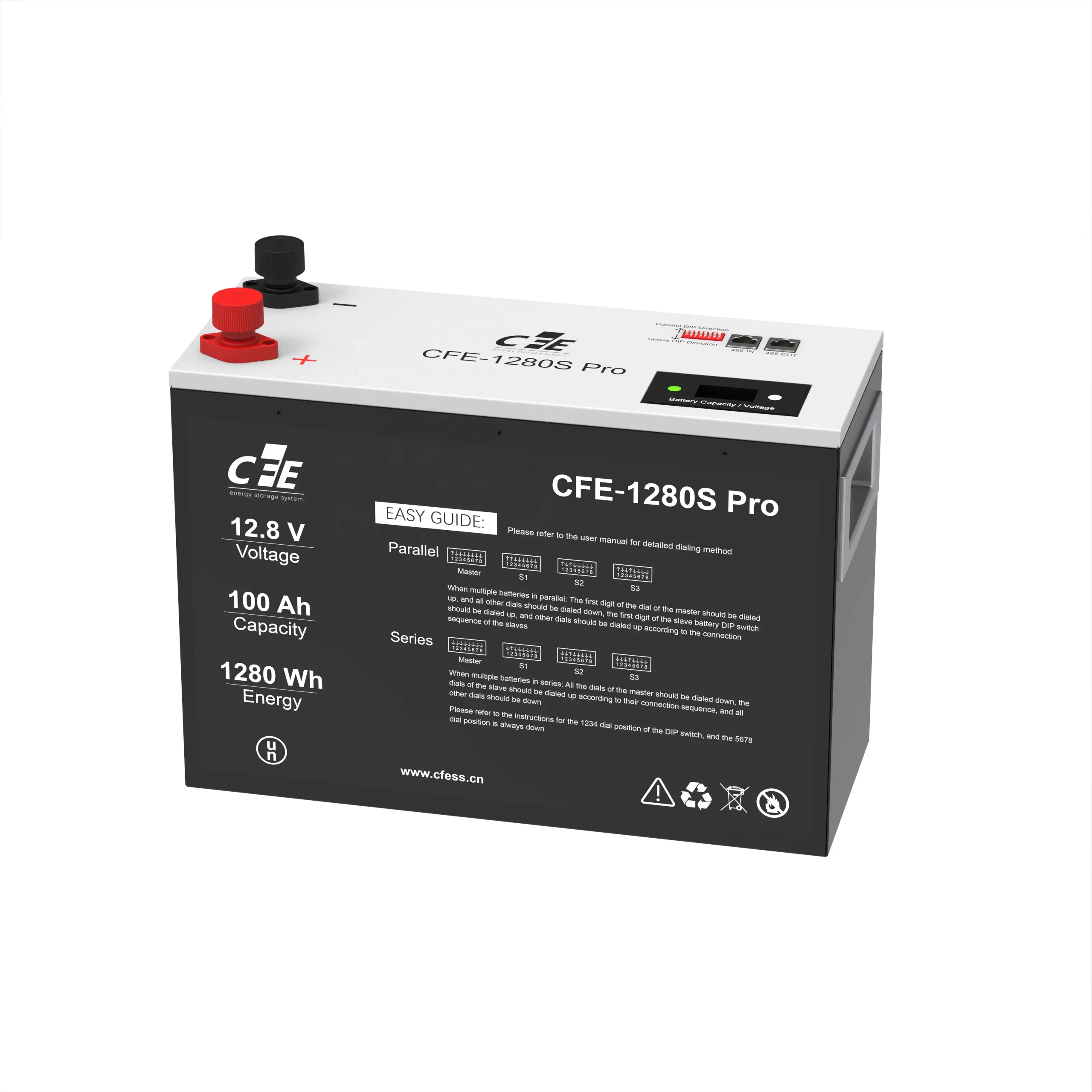 Powerful Reliable CFE Portable Power Station 1500W Power Back Up System 12V Lithium Ion Battery for Lead Acid Replacement