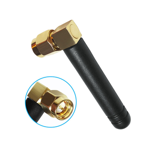 <span class=keywords><strong>Antenne</strong></span> en caoutchouc NB à coude à 90 degrés, profil bas, omnidirectionnelle verticale pour module de communication <span class=keywords><strong>sans</strong></span> <span class=keywords><strong>fil</strong></span> et capteur IoT - Product Image 1