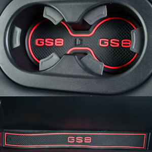 GAC Trumpchi GS8 – Tapis antidérapant en silicone noir pour fentes <span class=keywords><strong>de</strong></span> porte centrales et rangements <span class=keywords><strong>de</strong></span> gobelets, neuf, pour intérieur complet - Product Image 5