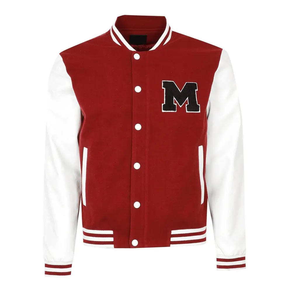 Venta al por mayor de fútbol americano chaquetas del equipo de encargo al por mayor de chaqueta varsity