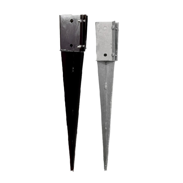 Heavy Duty Decorative 4x4 Garden Metal Steel Fence Post Ground Anchor for Home Hardware