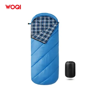 WOQI Hersteller Großhandel Outdoor Camping für Erwachsene 190T Polyester Frühling und Sommer Schlafsack