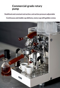 Machine à expresso semi-automatique avec groupe de brassage E61 et <span class=keywords><strong>mousseur</strong></span> à <span class=keywords><strong>lait</strong></span> professionnel pour usage domestique et commercial - Product Image 6