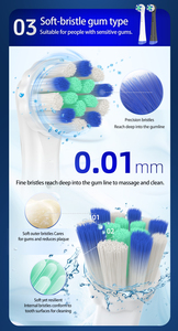 US EU Patent Design Compatible with Oral-B Electric <strong>Toothbrush</strong> Replacement Heads Household Use Ultimate Clean Io <strong>Toothbrush</strong> Head - Product Image 4