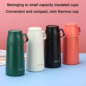 Vaso Térmico Mini de Acero Inoxidable 304 de 220ml/380ml con Tapa Abatible Antiderrames y Logotipo Personalizado - Product Image 5