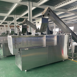 Vendita calda agitata rotondi rotondi per <span class=keywords><strong>Pizza</strong></span> Snack estrusore farina di frumento fritta macchina per la produzione di cibo linea di produzione - Product Image 2