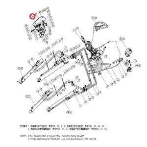 Vanne de commande de charge pour mini-machine/pelleteuse 12K0019 ; ASSY 6600C41 Pièces de machines de construction directes usine - Product Image 5