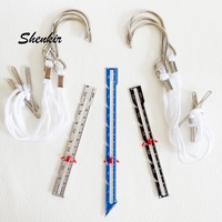 Penjualan Langsung Pabrik Gantungan Pola Multifungsi Bahan Logam Panjang 25cm 12pcs/kantong Model PH-12 Harga Grosir