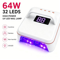 Lampe à ongles UV LED sans fil professionnelle rechargeable IBelieve Strong 8000mah, lampe UV personnalisée pour salon