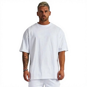 T-shirt en coton unisexe personnalisé avec logo BSCI, vêtements de sport pour la salle de sport, coupe ample, séchage rapide, respirant, t-shirt de sport - Product Image 1