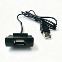 Adaptador de Instalación para Reproductor de Audio Skoda Octavia RCD510 RNS315, Cable de Conexión USB para Panel de Radio de Coche, Reemplazo del Orificio Original del Tablero