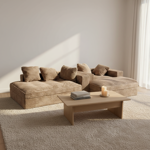 Divano Moderno a Compressione con Schiuma ad Alta Densità, Tessuto Morbido e Soffice Rimovibile, Divano Letto Componibile per Soggiorno, Confezionato Sottovuoto - Product Image 4