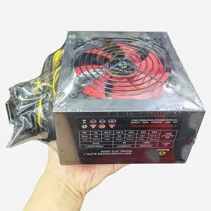 GH256 600W Alimentations de jeu PSU Modulaire 80Plus Alimentation Atx RGB 600W APFC Alimentation PC