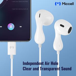 Miccell Écouteurs mains libres portables 3.5mm Écouteurs filaires stéréo Vente en gros Écouteurs et écouteurs de musique filaires - Product Image 6