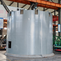 Coffrage métallique mobile intégral MJY pour le coulage de béton de revêtement de puits