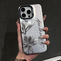 Casing HP Custom Grosir, Casing HP Anti Benturan Motif Bunga DIY untuk iPhone 17 16 15 Pro Max Mendukung Logo Custom