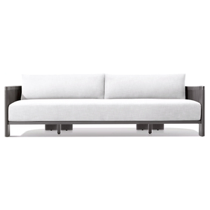 Conjunto de Sofás de Jardín Modernos y Lujosos para <span class=keywords><strong>Terraza</strong></span>, Sofá de Cuerda para Exteriores, Resistente al Agua, para Patio, Villa, Hotel, Muebles de Aluminio para Exteriores - Product Image 4