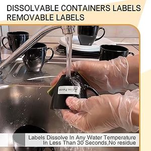 Kích thước thư trống 8.5x11inch tấm hình dạng có thể in nhãn hòa tan cho chai, 1x2 inch nhãn - Product Image 6