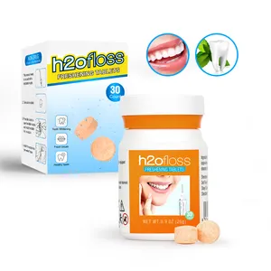 H2ofloss Freshening Tablets Used With Oral Irrigator Bad Breath Treatment Freshing Tablets