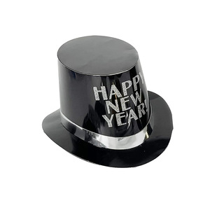 Kit de Décoration du Nouvel An 2025 : Chapeaux, Lunettes, Sifflets et Klaxons en Papier Métallisé pour Fêtes et Carnavals - Product Image 6