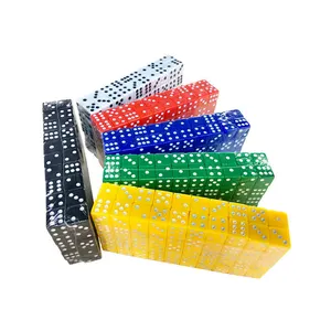 Piccoli dadi poliedrici 12mm dadi trasparenti D6 giochi di dadi acrilici multicolori