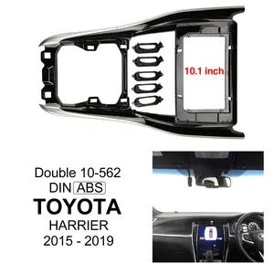 Großhandel Auto Zubehör 10.1 "'Radio Video Fascia Panel Für Toyota Harrier 2015-19Audio Multimedia Player Rahmen Auto Dah Kit Panel