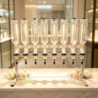 Distributeur de parfum vertical 6/8/10/12 têtes avec support autonome et barre de distribution de parfum