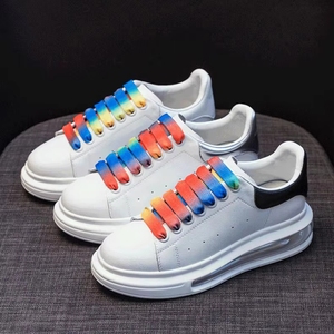 Zapatillas de Plataforma Blancas de Diseño de Lujo con Cordones Antideslizantes, Cómodas y Casuales para Mujer y Hombre, para Caminar en Primavera e Invierno - Product Image 2