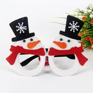 Nouveau noël lunettes décoratives adultes enfants <span class=keywords><strong>cadeau</strong></span> de noël fête créative monture de lunettes en <span class=keywords><strong>gros</strong></span> décorations de noël - Product Image 5