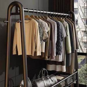 <span class=keywords><strong>Porte</strong></span>-vêtements sur pied en fer pour chambre, salon, balcon – Organisateur de vêtements multifonctionnel moderne – Portemanteaux - Product Image 5