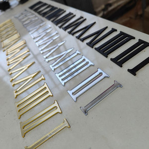 Chữ số La Mã và dấu gạch ngang cho đồng hồ tự làm gương acrylic tường Sticker plexi số - Product Image 6