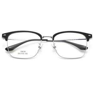 Lunettes de vue classiques à monture carrée, monture intégrale en alliage, anti-reflet, unisexe, origine Danyang 19639, verres en acrylique - Product Image 2