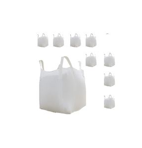 Sac en vrac Huamaohengchun - Capacité de 2650 lb, 39x39x39 pouces, Polypropylène (PP), Ouverture supérieure, Blanc, Rectangulaire, Réutilisable - Product Image 1