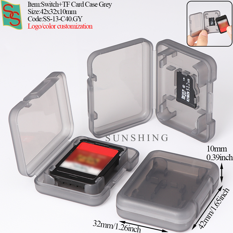 C40 Switch+TF Estuche para tarjetas Gris