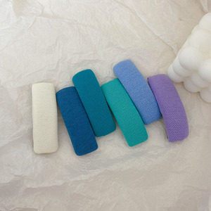 Molletta per capelli in tessuto morbido Macaron con molletta per capelli da donna - Product Image 3