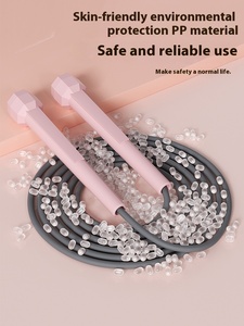 Biểu tượng tùy chỉnh nhựa xử lý bỏ qua <span class=keywords><strong>Rope</strong></span> Trọng lượng nhẹ tốc độ PVC bỏ qua nhảy dây thừng cho tập thể dục đào tạo tập luyện - Product Image 5