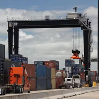 20ton 50ton 100ton 200ton 300ton 500ton 800ton 1000ton Marine Voyage Bateau Grue de levage Pneu en caoutchouc Conteneur Portique Grue