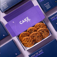 Boîte en carton ondulé de haute qualité pour aliments, logo personnalisé, boîte à gâteaux, boîte à biscuits, emballage