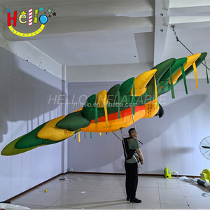 Disfraz de pájaro con iluminación de animales de la selva, marioneta de <span class=keywords><strong>loro</strong></span> inflable para desfile - Product Image 5