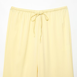 PB&ZA Donna 2026 <span class=keywords><strong>Pantaloni</strong></span> Estivi Chic in Seta Satinata, Vestibilità Ampia, Vita Alta Elastica, Stile Vintage, <span class=keywords><strong>Pantaloni</strong></span> Femminili Mujer - Product Image 4