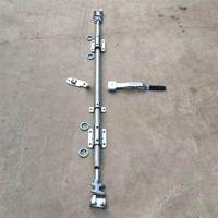 Ensemble complet galvanisé de système de verrouillage de porte d'assemblage de tige de verrouillage de conteneur pour pièces de conteneur
