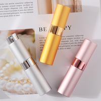 Flacon vaporisateur de parfum vide de luxe avec couvercle rotatif 8 ml 10 ml 15 ml 20 ml
