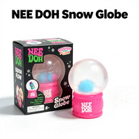 Jouet Squishy NeeDoh, globe à neige lumineux, jouet à presser en TPR, jouet sensoriel anti-stress, cadeau de fête pour enfants et adultes