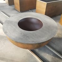 Sphère métallique creuse en acier de 500 mm à 2000 mm pour foyers