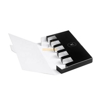 5 Trous Flacon De Parfum Bouteilles Paquet Boîte Personnalisé Noir Papier Vide Huile Essentielle Parfum Échantillon Kit boîte